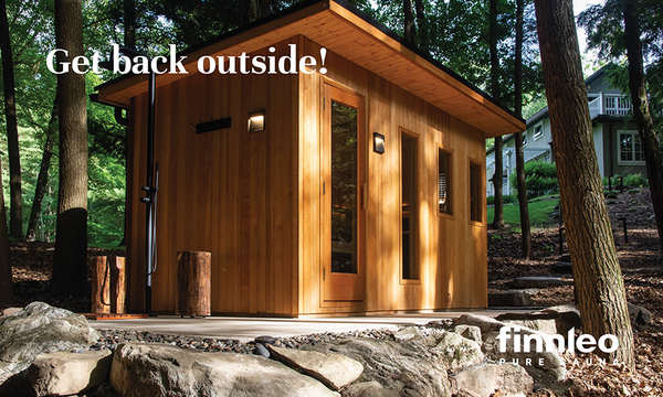 Custom Euro Outdoor Sauna Wall Graphic