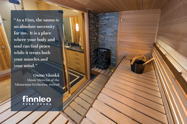 Custom Sauna Testimonial (Osmo) Hanging Graphic