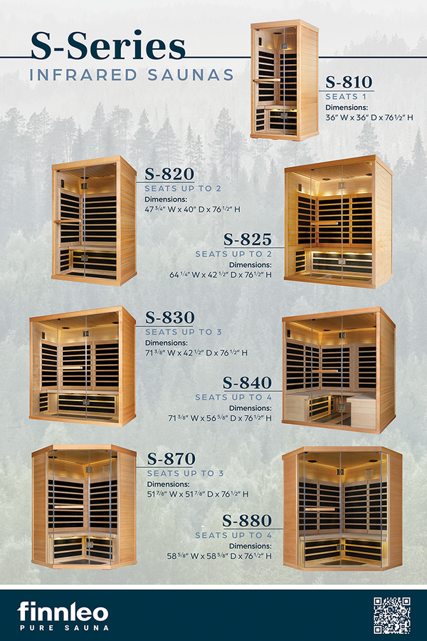 S-Series Infrared Saunas Wall Graphic