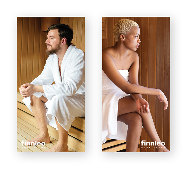 Benefits of Sauna Series, Set of 2